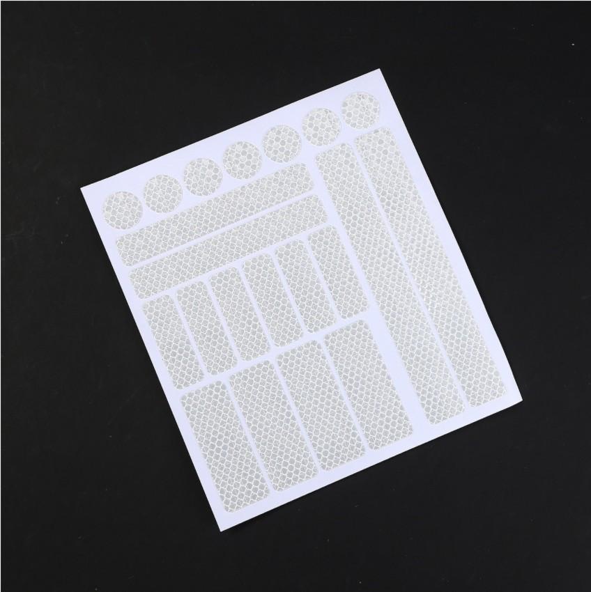 Car Motorcycle Reflective Stickers Night Safty Warning Reflector Film Decal Decoration Bicycle Wheel Reflector Auto Accessories