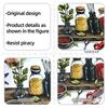 Creative Kitchen Wall Stickers, Spice Bottle Chili Pepper Decor, Self-Adhesive Wall Art for Living Room Bedroom Home Decoration