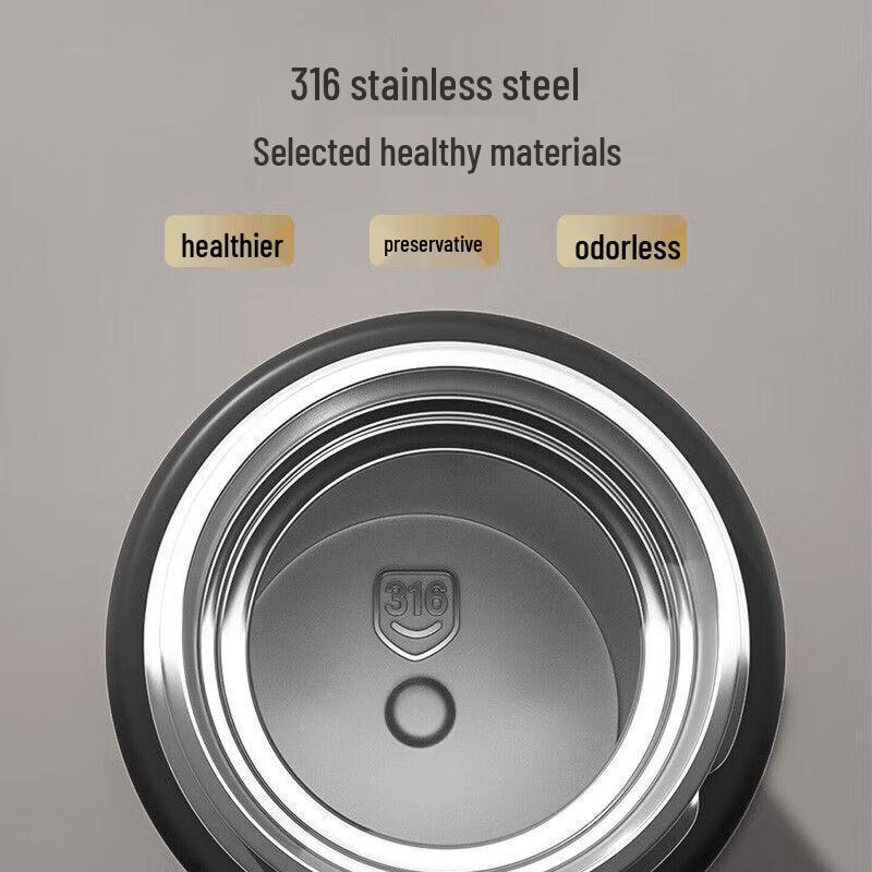 HAERS 316 Stainless Steel Portable Insulated Mug