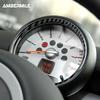 Fibre de Carbone Vraiment Douce pour Mini Cooper Hardtop R56 Clubman R55 R57 Console Centrale de Voiture Autocollant Compteur de Vitesse Garnitures Accessoires.