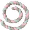 Fascia Anti-Collisione per Culla da Bambino INS: Treccia a Tre Fili Morbida Imbottitura per Quilting Fai da Te