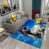 3D Dragon Carpet for Balcony Living Room Children Bedroom Bathroom Kitchen Door Entrance Non-slip Rugs Floor Mat for Home Decor