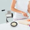 Stainless Steel Rotary Hand Crank Nut Grinder with 5 Blades Cheese Shredder  Prepare Meal