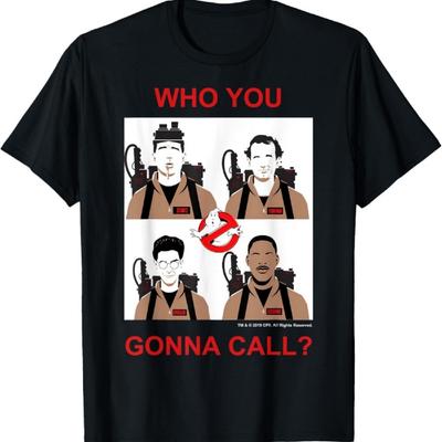 Ghostbusters Vem ska du ringa Gruppbild Paneler T-shirt