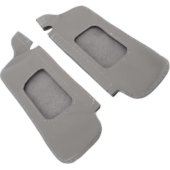 Car Sun Visor Cover, 2Pcs PU Leather Sun Visor Protector Scratch Cover for 1994-2004 with Stylish Look, Easy Installation, and Luxury Sporty Style