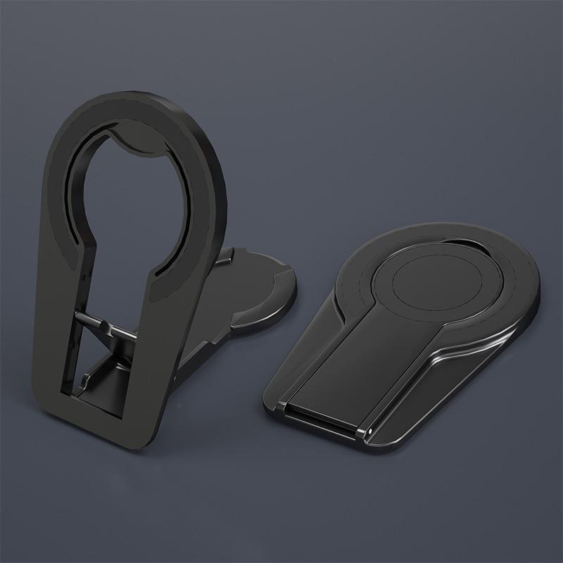 Universal Foldable Magnetic Phone Holder Rotatable Desktop Stand Double Sided Magnetic For Iphone Magsafe Samsung Car Stand