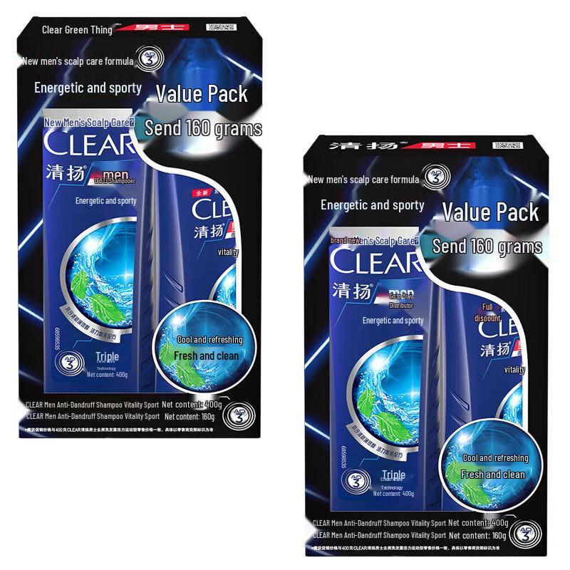 

Clear Energizing Fresh Shampoo with Mint Oil Control