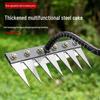 Steel Weeding Hoe and Rake: Versatile Tool for Digging, Soil Loosening, and Planting Vegetables or Flowers.