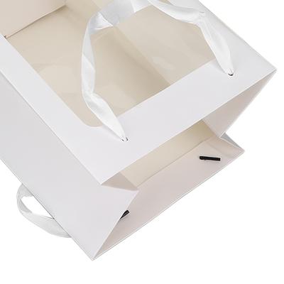 Large Paper Bag Open Window Paper Party Gift Bags for Christmas Birthdays Favors Packages