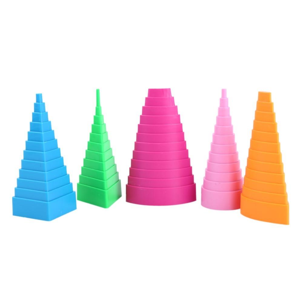 

5pcs Mixed Color Paper Quilling Border Buddy Shape Towers 5 Shapes Quilling Kit Cardmaking Papers Mould Kit Quilling Tools