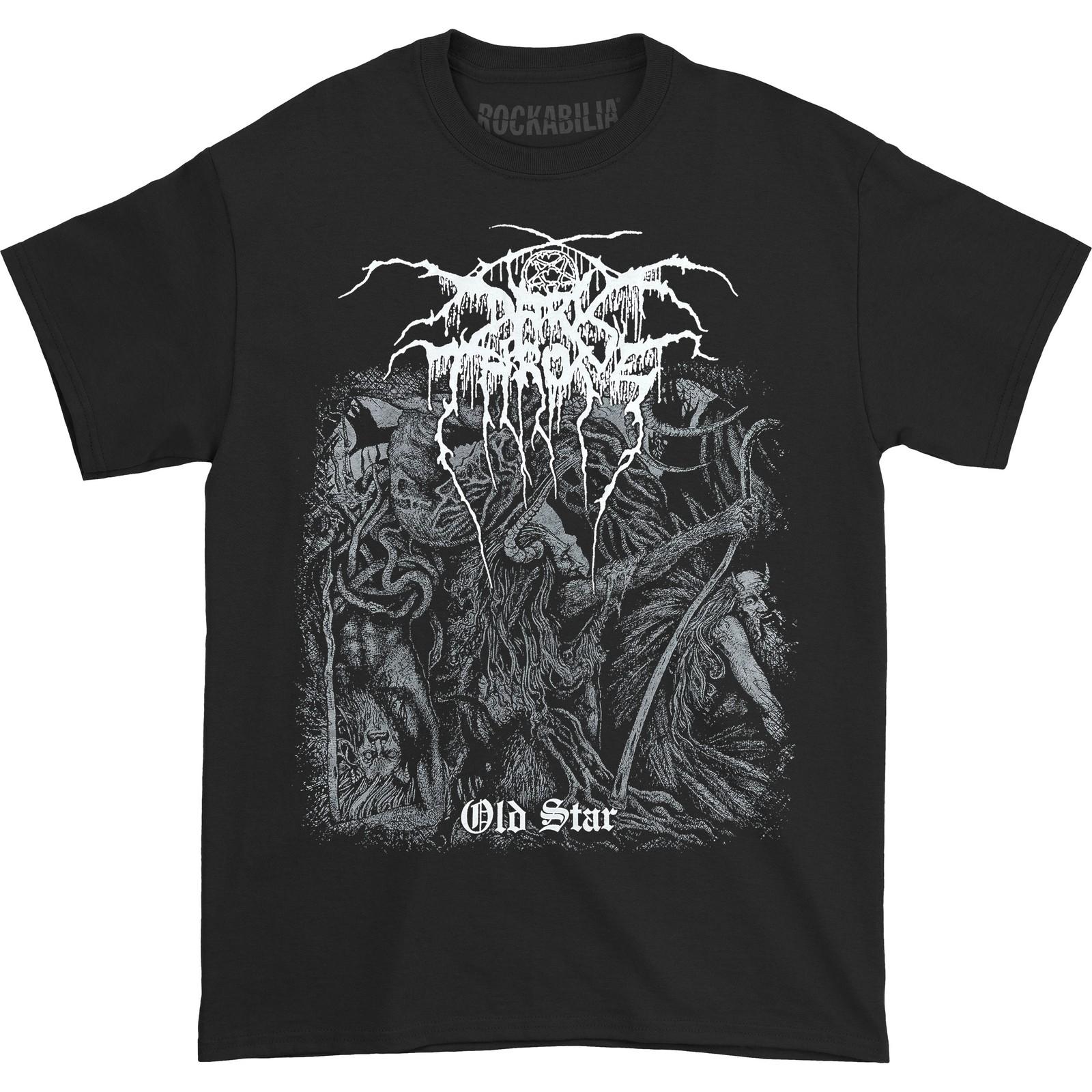 Men s DarkThrone Old Star T-shirt Medium Black S