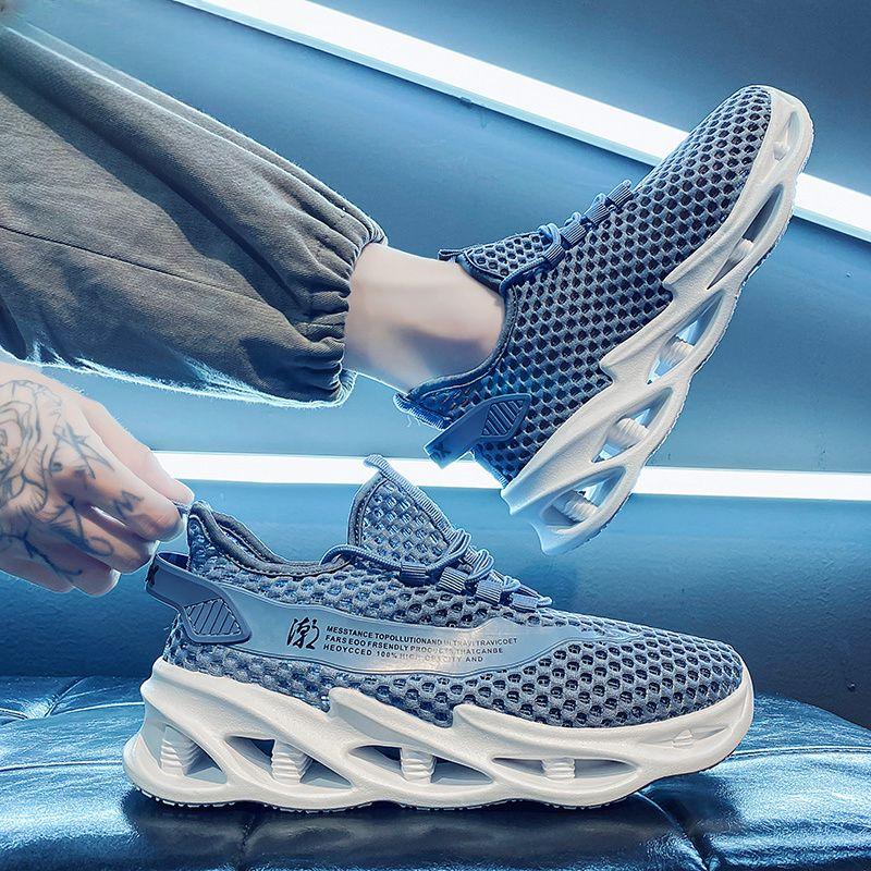 Man Casual Sneaker Shoes For Men Thick Platform White Mesh Athletic Trend 2025 Designer Cheap Promotion Hot Customs Products Gym