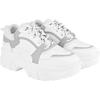 Shoetopia Women'S & Girl'S Lace-Up Detail Grey Chunky Sneakers /Uk5