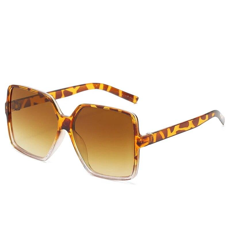 New  Sunglasses Square Glasses Personalized Cat Eyes Colorful Sunglasses Trend Sunglasses Uv400 Curtain Sun Glasses