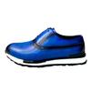 Fashion NEW Men's Leather Shoes Men's Retro Leather Shoes Leather British Casual Single Shoes Brock Fashion Shoes Men's Single Shoes A21