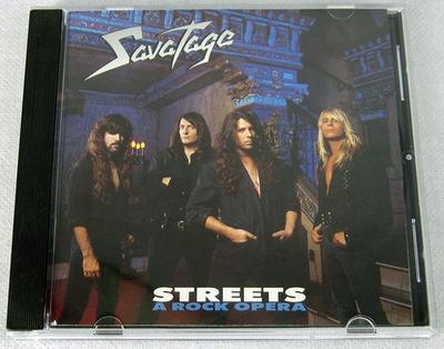 CD SAVATAGE - Streets-A Rock Opera 7823202 Atlantic 1991 US Rock Used