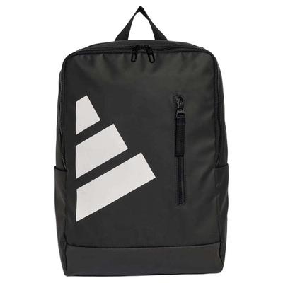 Mochila de Poliuretano Unisex Negra y Blanca Adidas JD9566