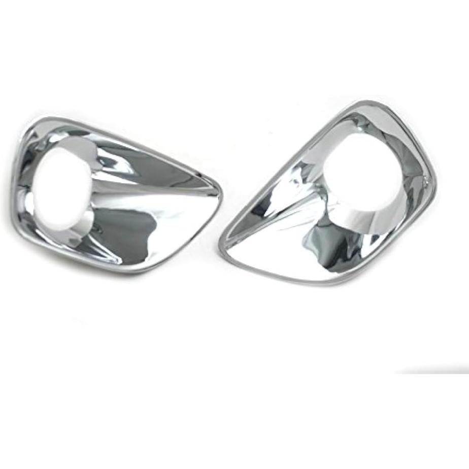 2PCS Chrome Front Fog Light Lamp Cover Trim for Jeep Grand Cherokee 2011-2013