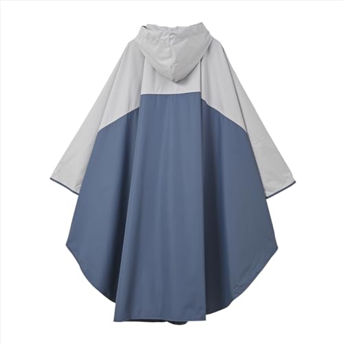 Nifty Colors Rain Poncho, Peach Drop Bicolor Rain Poncho 6050BL