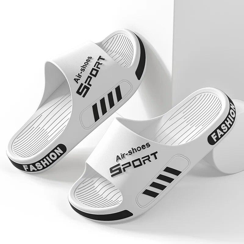 Pánské letní pantofle s tlustou podrážkou, protiskluzové, pro domácnost, do interiéru, do koupelny, na venkovní použití, velké sportovní, pro venkovní nošení LTXDGLT22