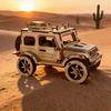 1 wooden DO-IT-YOURSELF off road vehicle a Imaginative 3D puzzle ideal as a festive Present or home decoration