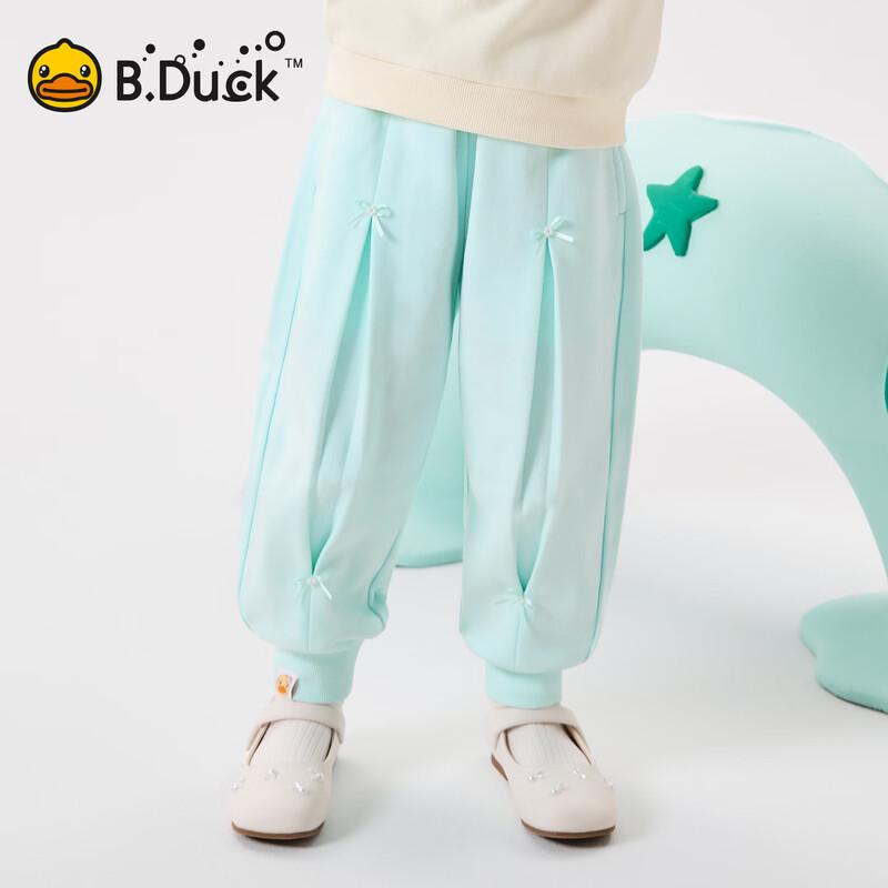 B.Duck Girls' Bowknot Casual Long Pants