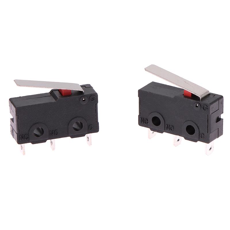 10Pcs Tact Switch KW11-3Z 5A 250V Microswitch 3PIN Limit Switch Buckle Roller Arc lever Snap Action Push Micro switches