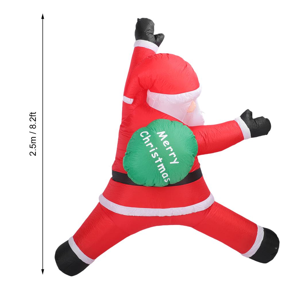 Inflatable Christmas Tree Xmas Santa Claus Christmas Decoration With LED Party Props Outdoor Holiday Party Garden Lawn Decor