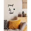 3 Piece Trust in God Metal Wall Art Religious Christian Gift for Women Inspirational Home Decor