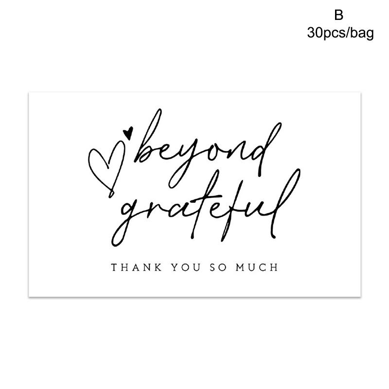50/100/500ST Tack för din beställning Affärskort Shopping Köp Tack Hälsningskort Uppskattningskort För Små Företag