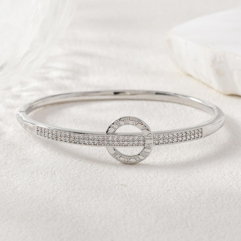 Light Luxury, Fashionable, Unique, Micro-paved Zircon, Exquisite, Light Luxury, Versatile and High-end Opening