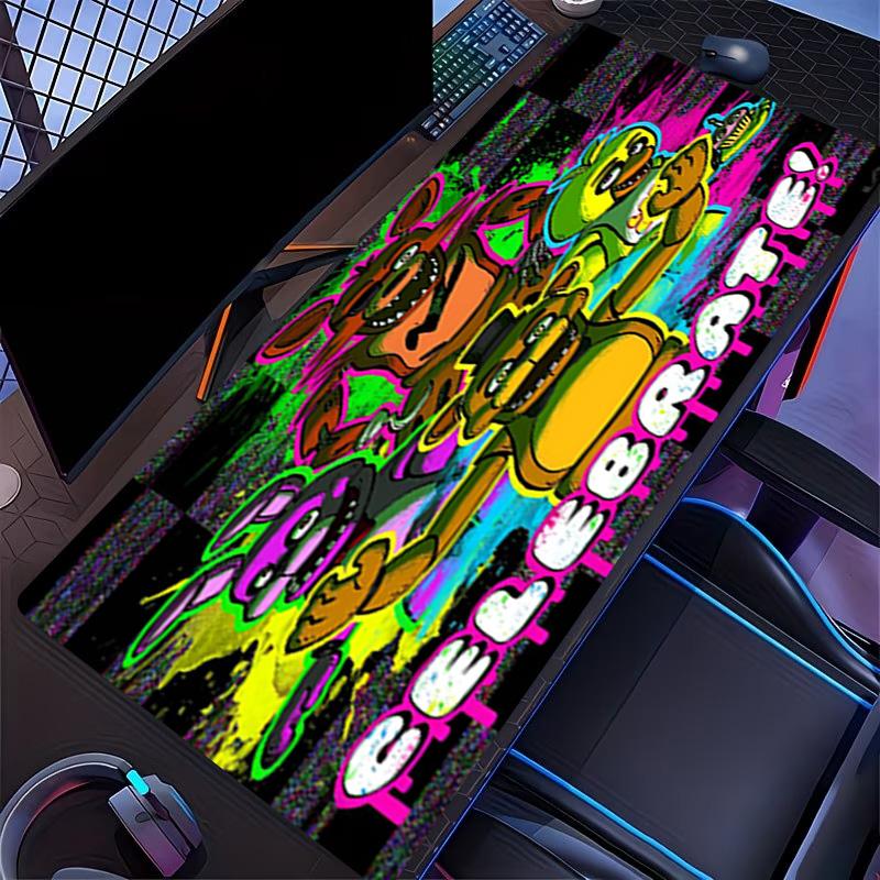 Five Nights at Freddy's Print Musemåtte, til Tastaturmåtte Bærbar PC Måtte til Kontor Hjemmebrug, Skrivebordsdekoration, Perfekt Fødselsdagsgave til Gamere
