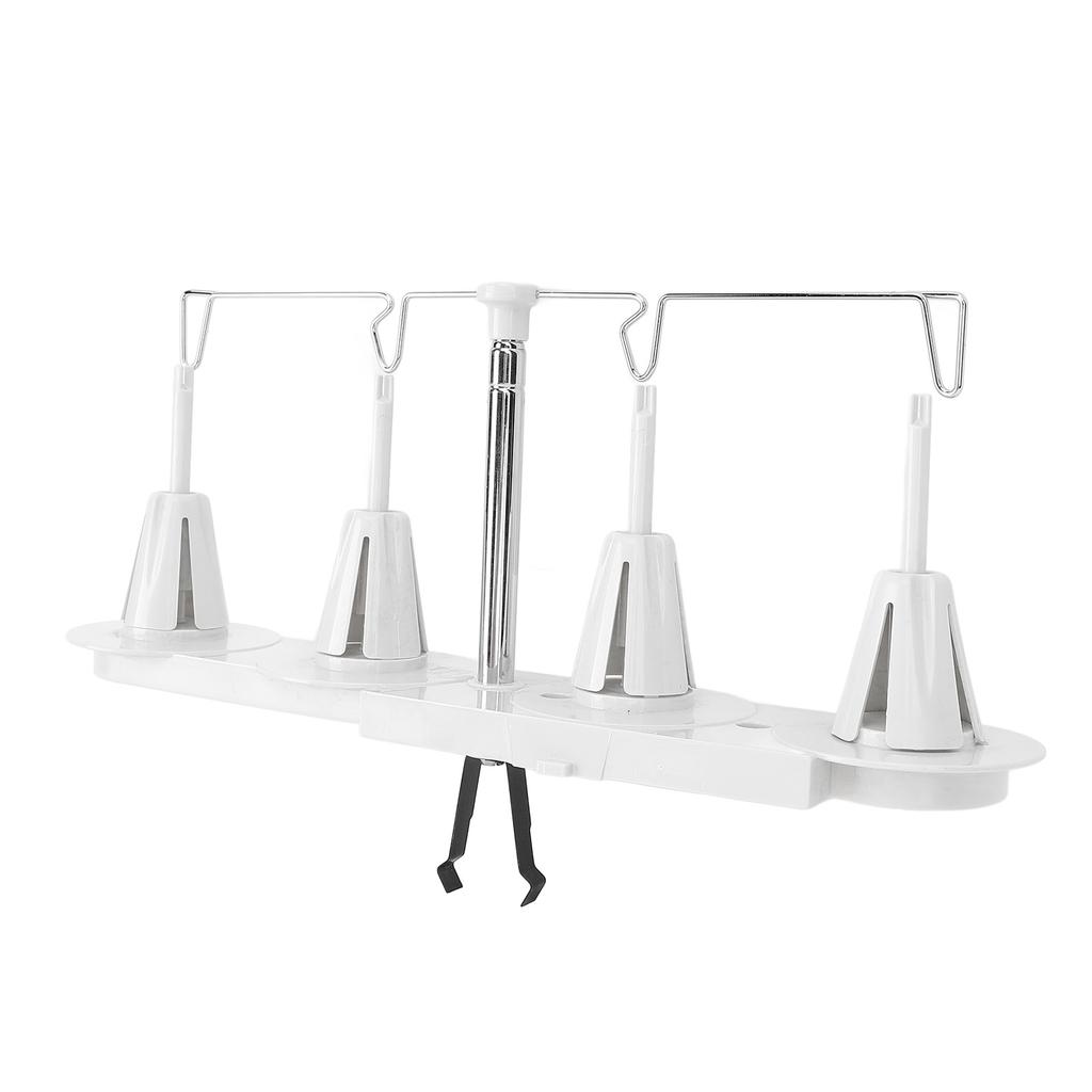 Spool Thread Stand Plastic and Stainless Steel Multifunctional Adjustable Height 4 Thread Spool
