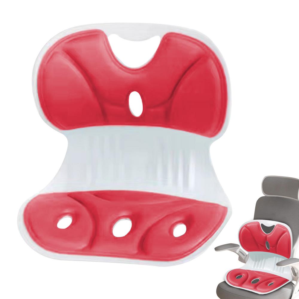 

Корректор осанки для стула, поясничная поддержка, подушка для спины для коррекции осанки, облегчение осанки, подушка для стула, эргономичная, моющаяся