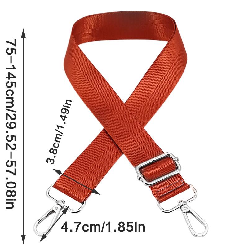 Crossbody Shoulder Strap Wide Shoulder Strap Canvas Replacement Belt Adjustable Solid Color Bag Strap Bag Accessories