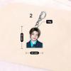Stray Kids Member Portrait Acrylic Keychain Cute Kpop Idol Bag Pendant Kawaii Clear Key Ring Backpack Charm Fan Support Merchandise Collectible Gift