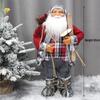 Santa Claus Figurine Christmas Decoration: Standing Old Man Doll