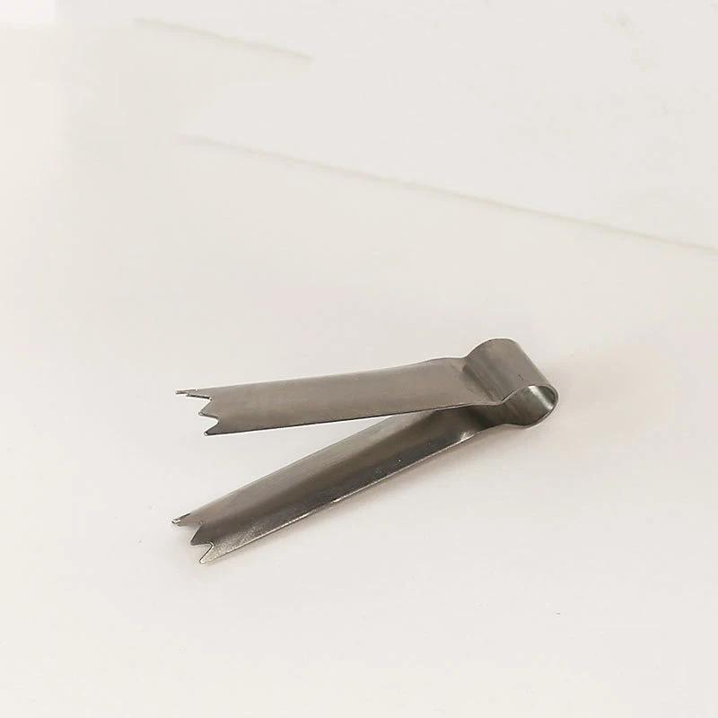 

Зажим для выпечки из нержавеющей стали, зажим для хрустящей корочки из грецкого ореха, зажим для украшения десерта, форма для цветов, щипцы для выпечки