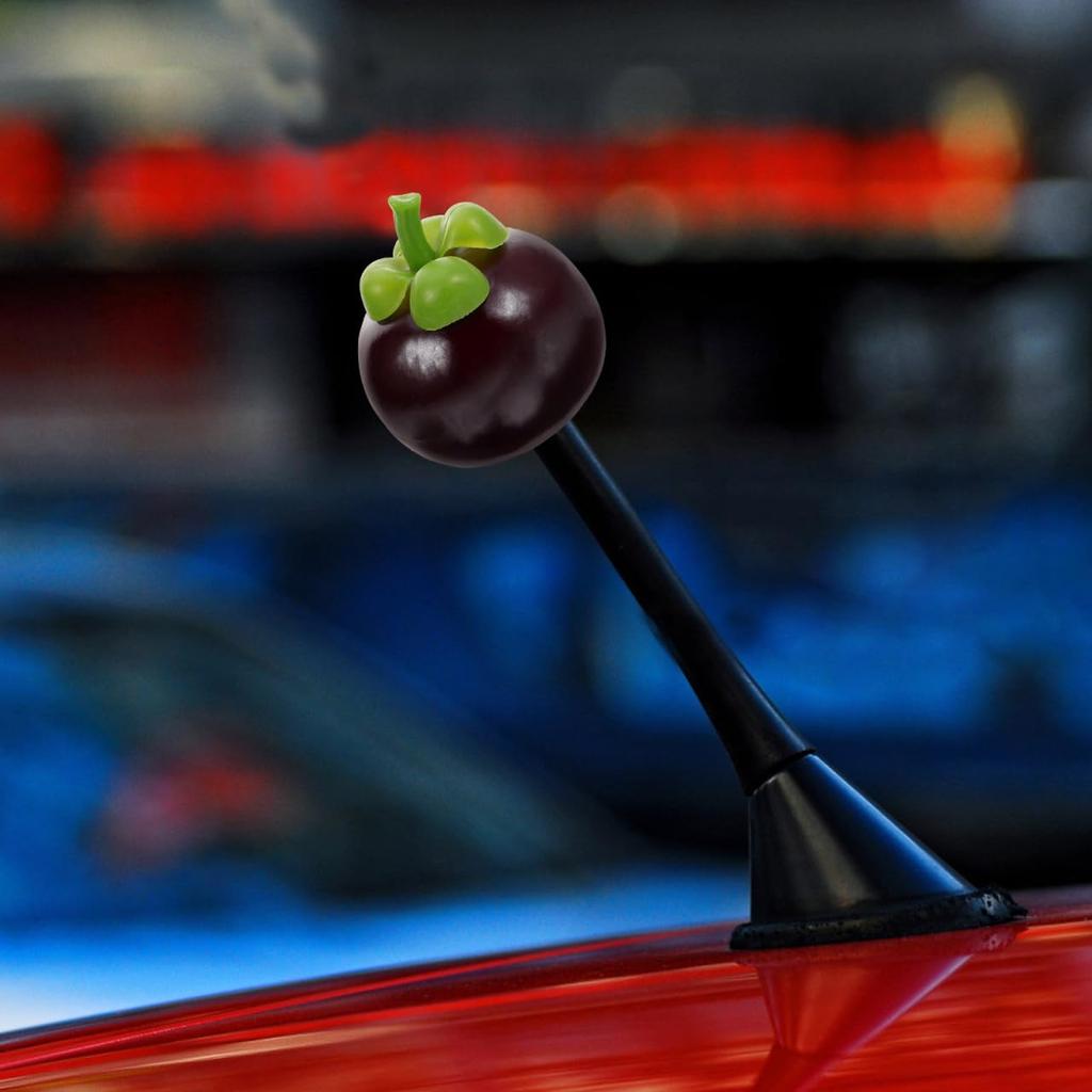 SOLUSTRE Car Antenna Decoration Car Antenna Topper Cute Dashboard Accessories Car Antenna Ball Auto