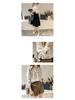 2025 Spring All-Match Korean Chiffon Women's Long Sleeve White Shirt - Loose Fit, Large Size