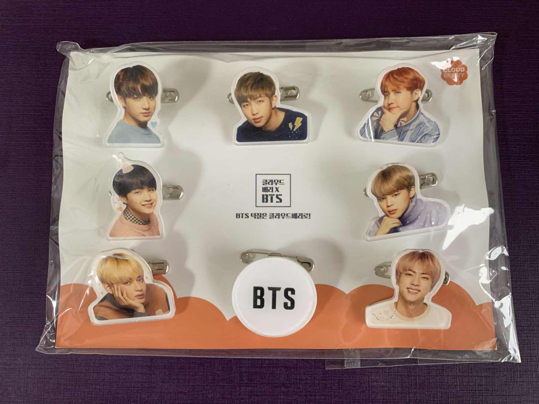 

[Б/У] Официальный значок-приз лотереи Cloudberry BTS CLOUD VERRY Все участники