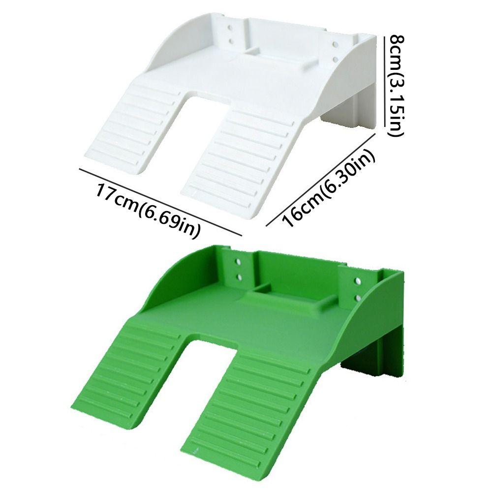 Plastic Turtle Climbing Ramp with Suction Cups Reptile Terrace Feeding Platform Aquarium Decor