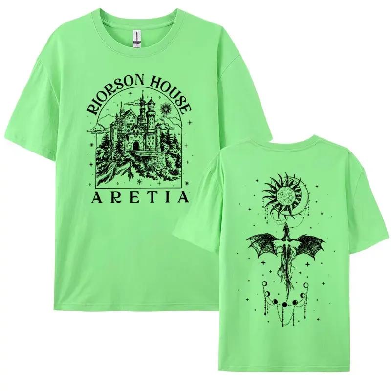 Xaden Riorson House Tshirt Iron Flame Dragon Rider Fourth Wing Emblem T Shirt Basgiath War Men Women Fashion Oversized Tshirts