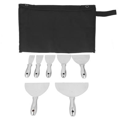 7pcs Putty Knife Stainless Steel Paint Scraper for Repairing Drywall Removing Wallpaper Applying