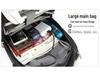 Multifunctional Business Travel Backpack with Detachable Wheels - Large Capacity, Waterproof, and Wear-Resistant.
