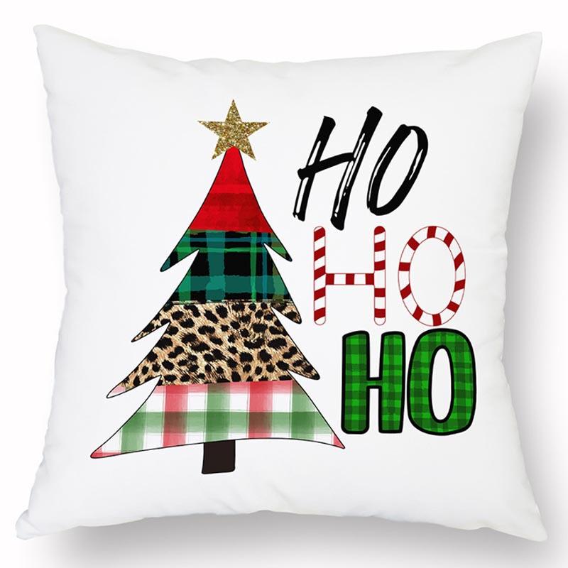 Νέα Χριστουγεννιάτικη Λινή Τυπωμένη Μαξιλαροθήκη Σπίτι Καναπές Σαλόνι Διακοπές Ανθεκτικό στη Βρωμιά Μαξιλάρι