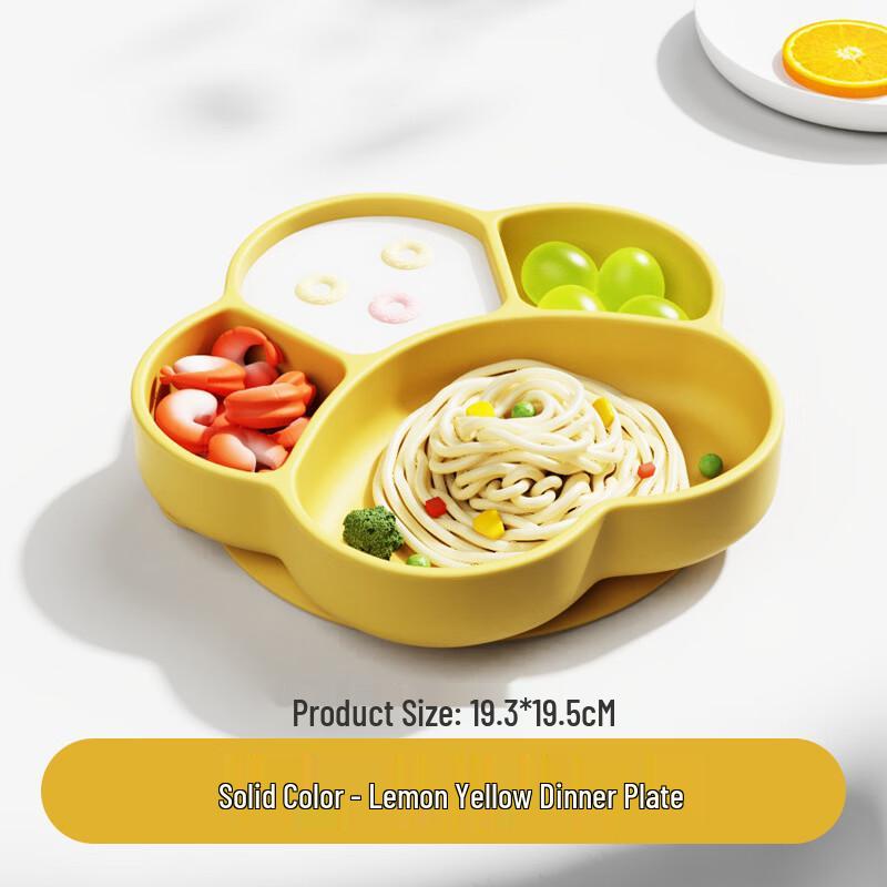 Baby Divided Silicone Bear Claw Plate
