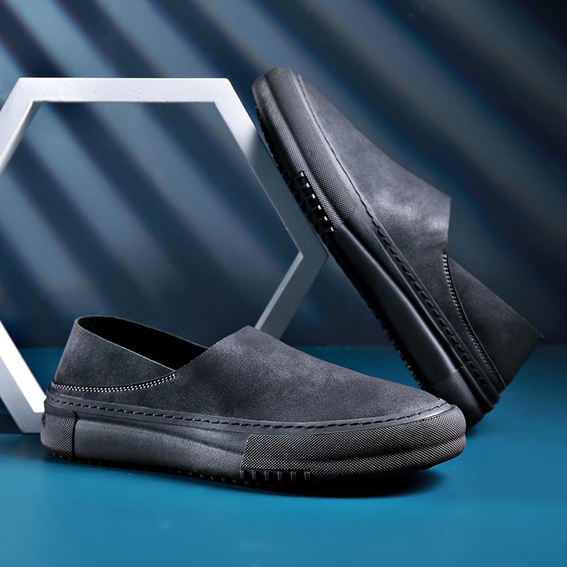 Мода 2024 Весна Осень Кожаные Лоферы Мужская Мода Повседневная Новая Дизайнерская Обувь — фото 7