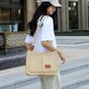 Dámská plátěná crossbody taška s velkou kapacitou - Všestranná pro každodenní dojíždění a běžné nošení