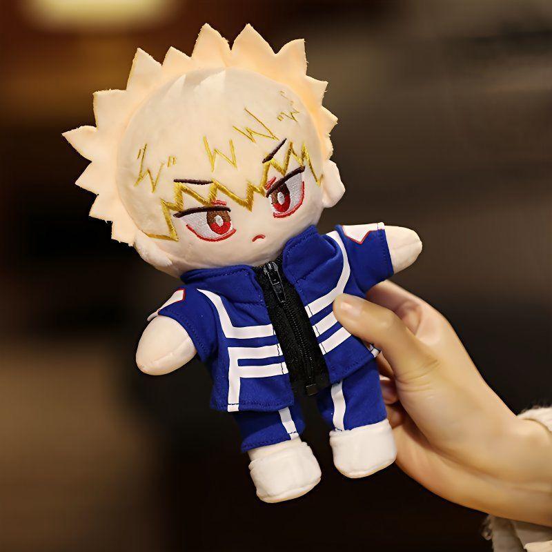 Boku No Hero Academia Plush Dolls 20cm Anime Stuffed Bakugou Plushies Toys Kids Midoriya Izuku Doll Fan Christmas Birthday Gifts